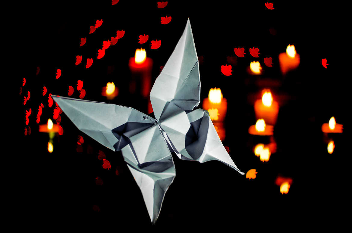 Concours Photo - Bokeh - Origami par Mercs