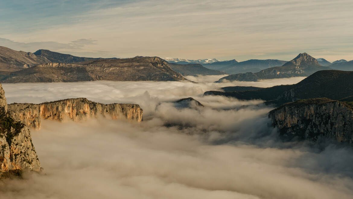 Les brumes du canyon.