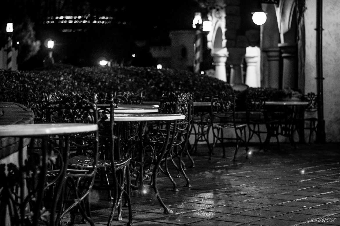 Terrasse après la pluie