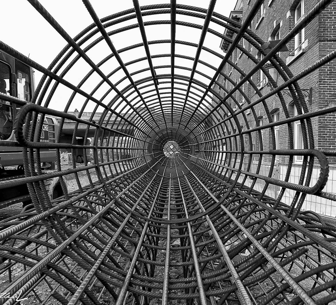 Toile d'araignée métallique