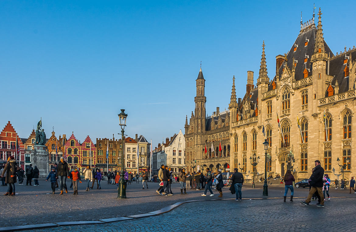 Bruges, la grand place
