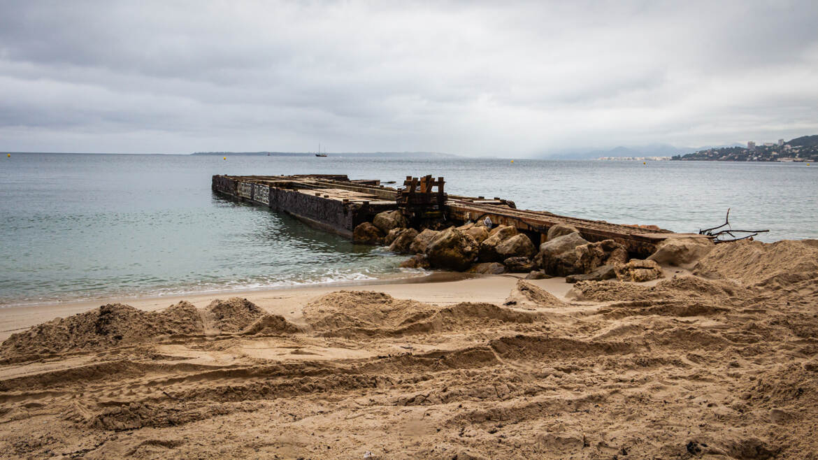 La plage de Juan-les-Pins