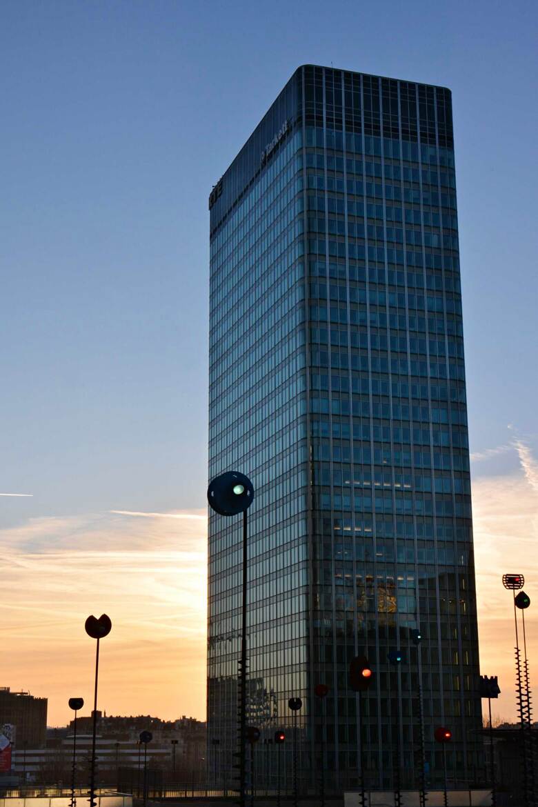 Contre jour sur La Défense