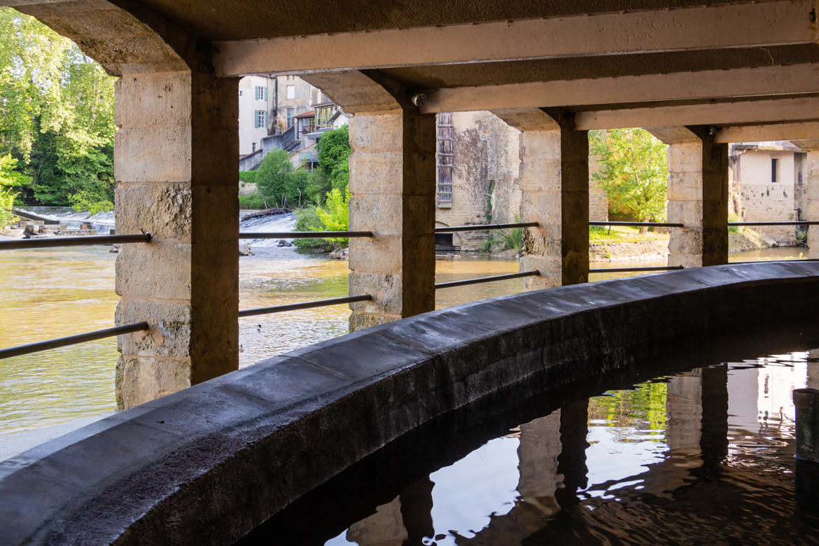 Vue du lavoir