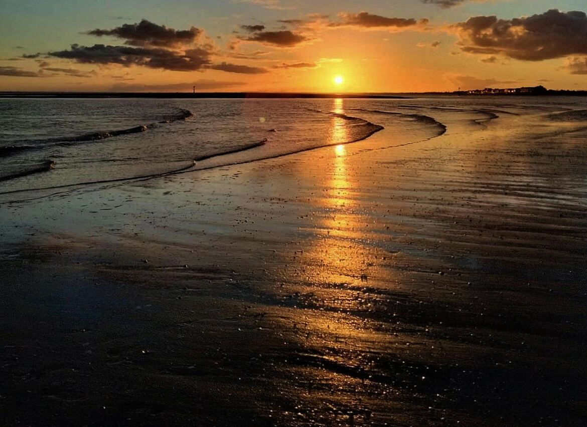 Au soleil couchant..