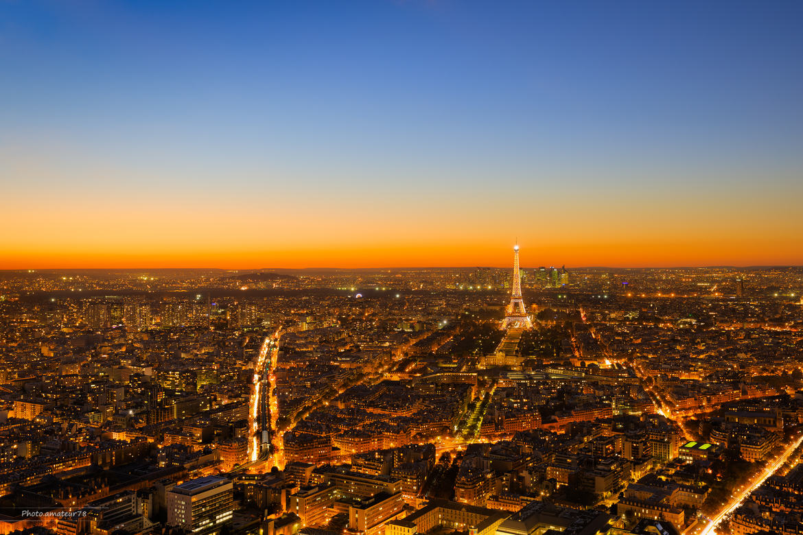 Sunset sur Paris