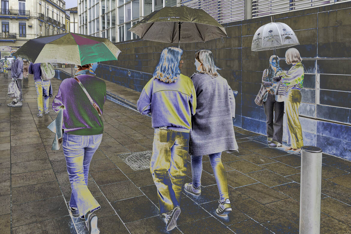 Les parapluies de Nîmes