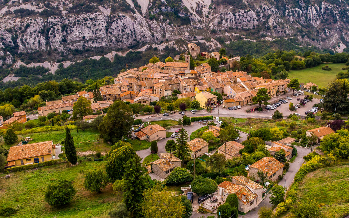 Village en montagne.