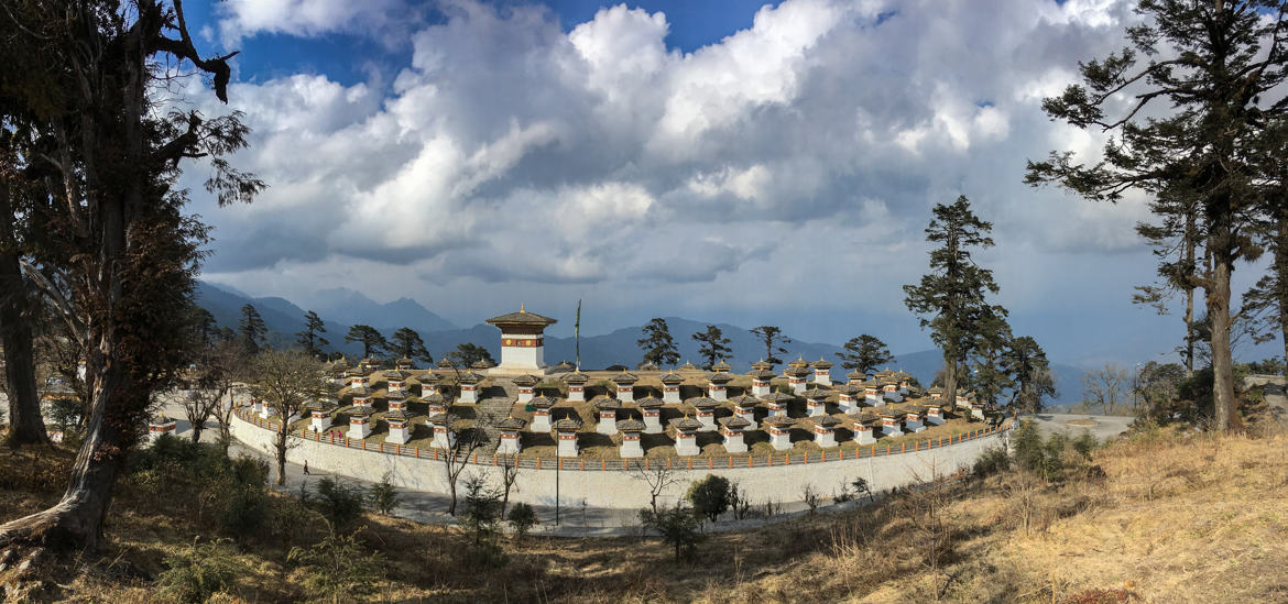 Col de Dochula, Bhoutan (Panoramique)