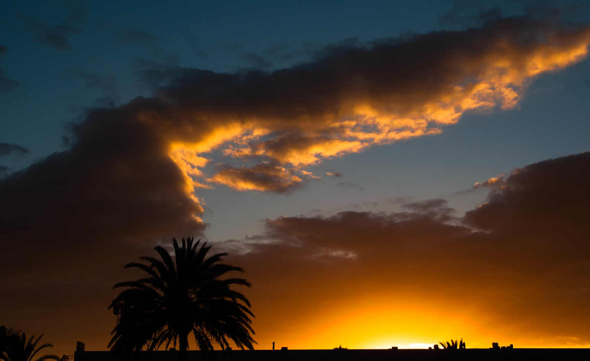 coucher sur l'hotel.