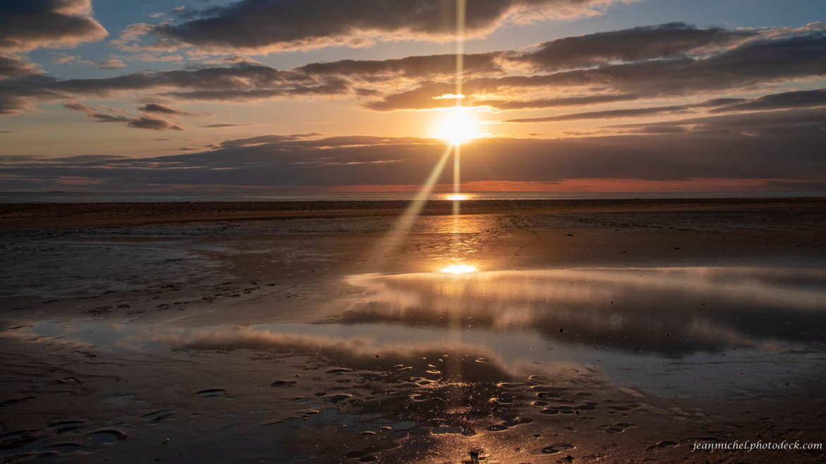 Coucher en bord de mer