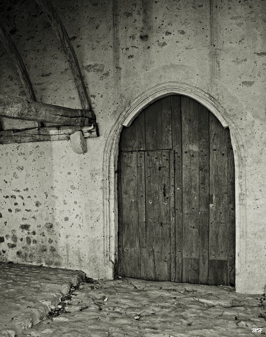 Entrée d'église ancienne