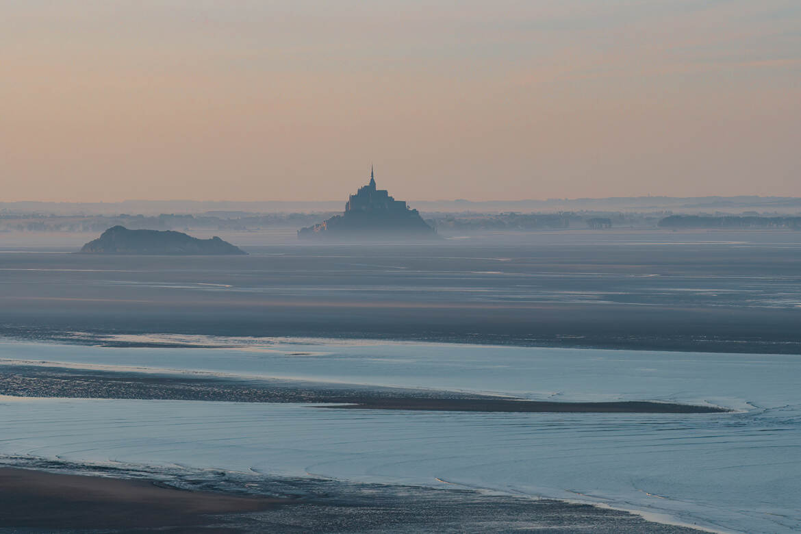 Baie du Saint Michel au matin