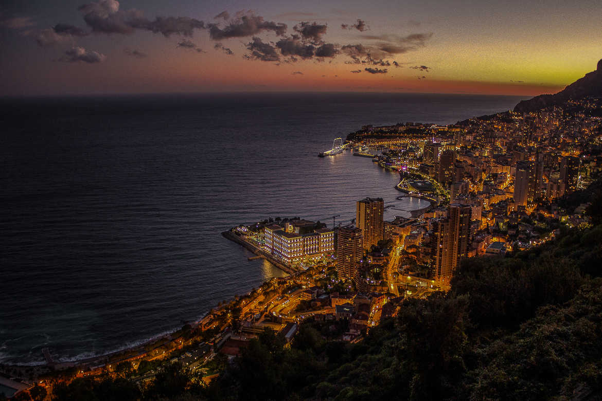 Monaco by night