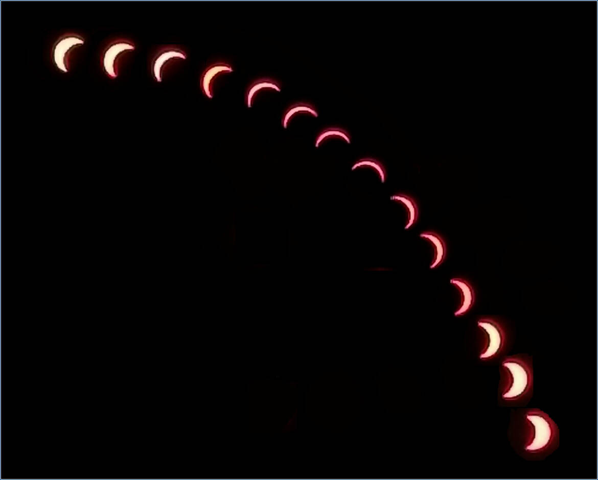 le soleil a rendez-vous avec la lune