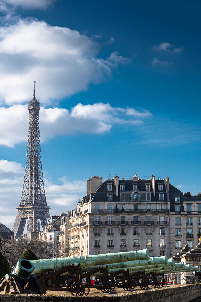 Les canons de la Tour Eiffel