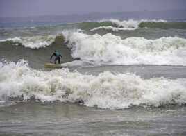 Surf au Cap d'Antibes