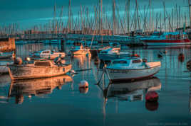 Premiers rayons sur le port