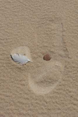 Artefacts du chasseur aux pieds nus