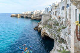 Polignano a Mare, falaises