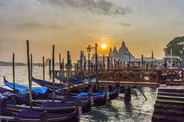Coucher de soleil sur Venise