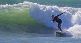 Surf au Cap d'Antibes !