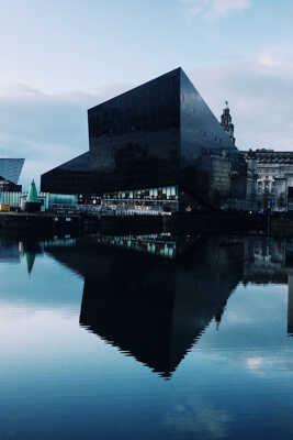 Miroir d'eau à Liverpool