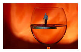 Promenade dans un verre à vin..