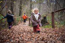 autumn walk with the kids