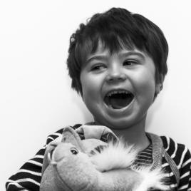 Mon fils qui bouge pendant la prise