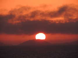 Un coucher de soleil pas comme les autres