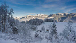 Le Chablais sous la neige