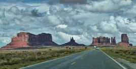 sur la route de Monument Valley