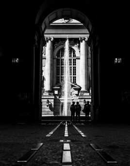 Porche sur cours intérieur