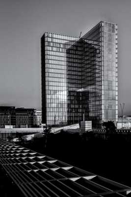 lever du jour à la BNF Ouest