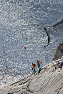 Course en haute montagne