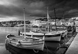 Le port de Cassis avant l'orage