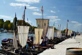 Gréements de Loire à quai