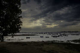 Un ciel agité et orageux