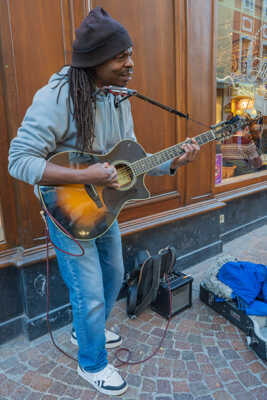 L'homme à la guitare...