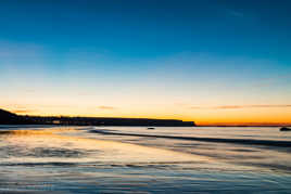 Fin de journée sur la plage