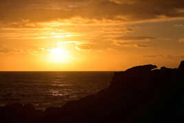 Couché de soleil sur la Côte sauvage