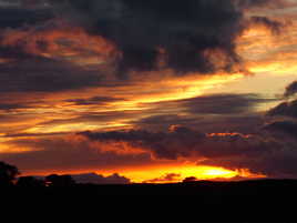 coucher de soleil à Trégastel
