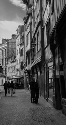 une rue de Rouen