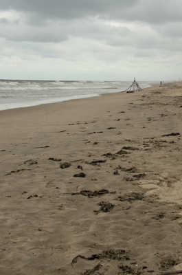 Plage nuageuse