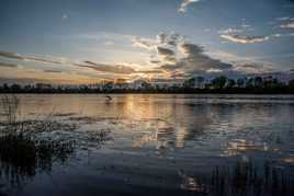 COUCHER DE SOLEIL SUR LA LOIRE