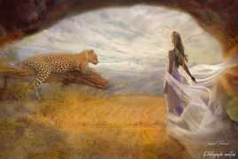 La déesse au léopard
