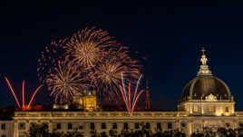 Feu d'artifice de Lyon du 14 juillet (2)