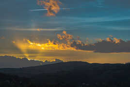 le soir dans ma montagne