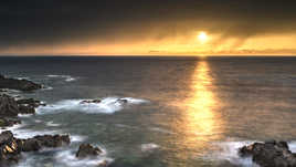 Coucher de soleil sur les sanguinaires